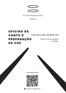 [:pb]Oficina de canto e preparação vocal de William Guedes Vaz[:]